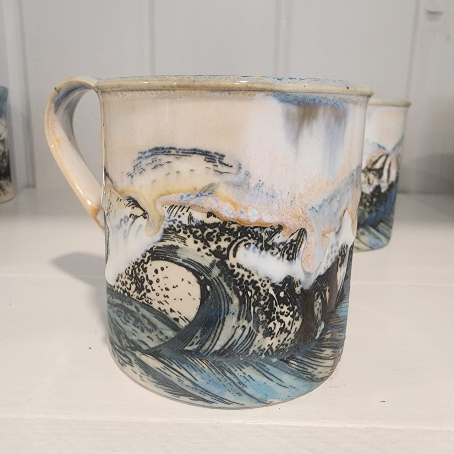 MANUFACTURER PRICING - Stoneware Mugs Crate of 10 - Alex Ceramics Wholesale