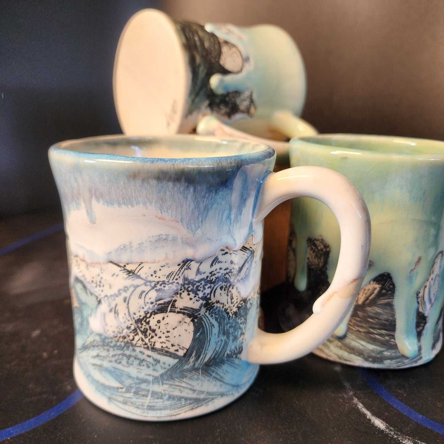 MANUFACTURER PRICING - Stoneware Mugs Crate of 10 - Alex Ceramics Wholesale