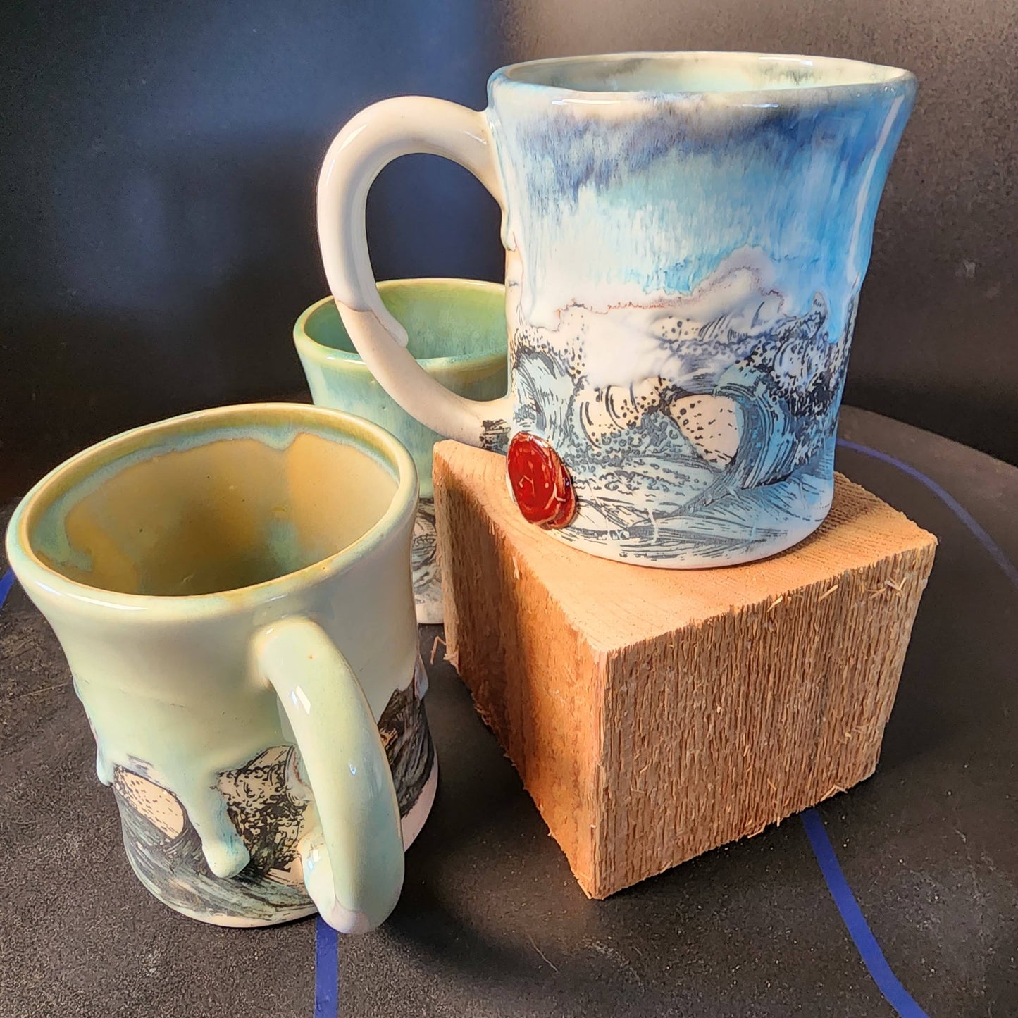 MANUFACTURER PRICING - Stoneware Mugs Crate of 10 - Alex Ceramics Wholesale
