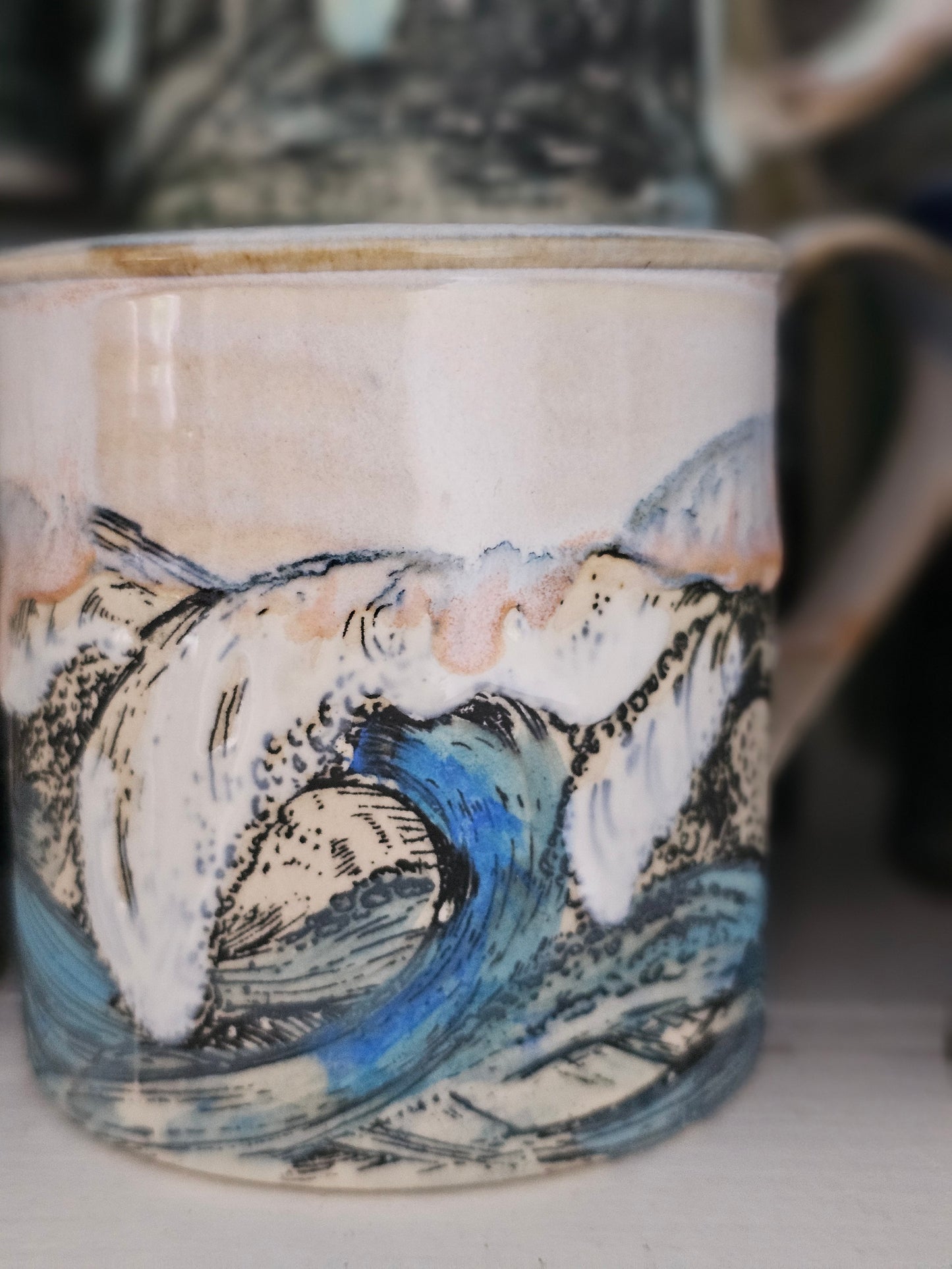 MANUFACTURER PRICING - Stoneware Mugs Crate of 10 - Alex Ceramics Wholesale