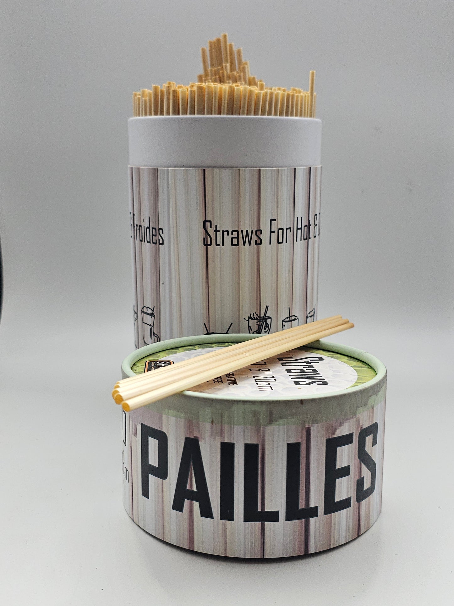 MANUFACTURERS PRICE: MASTER CARTON. 32 pcs - 500 Pack - 8" - RYE STEM COCKTAIL STRAWS