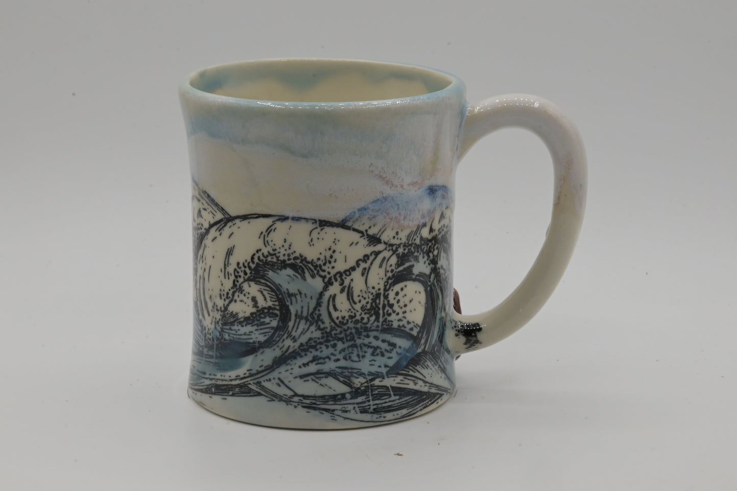 MANUFACTURER PRICING - Stoneware Mugs Crate of 10 - Alex Ceramics Wholesale