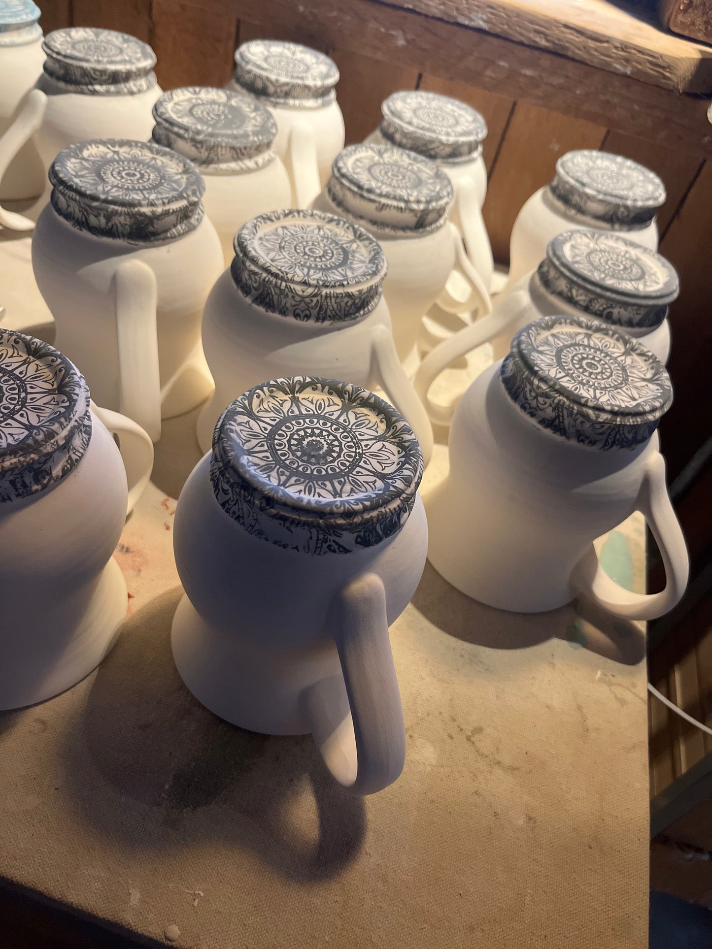 MANUFACTURER PRICING - Stoneware Mugs Crate of 10 - Alex Ceramics Wholesale