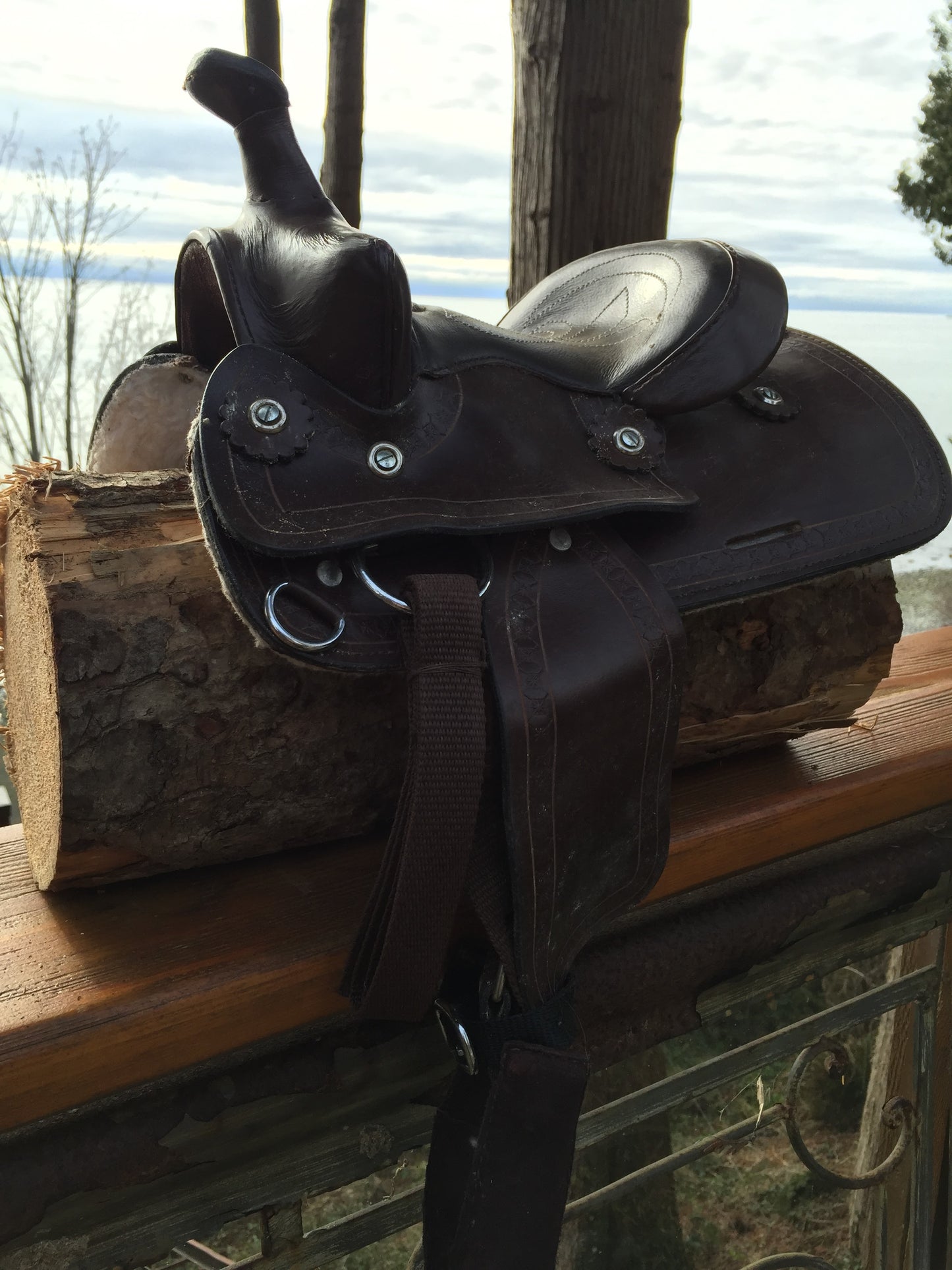 SAMPLE SALE - Buy 1 pc - 8" Leather Western Show Saddle for Ponies & Minis