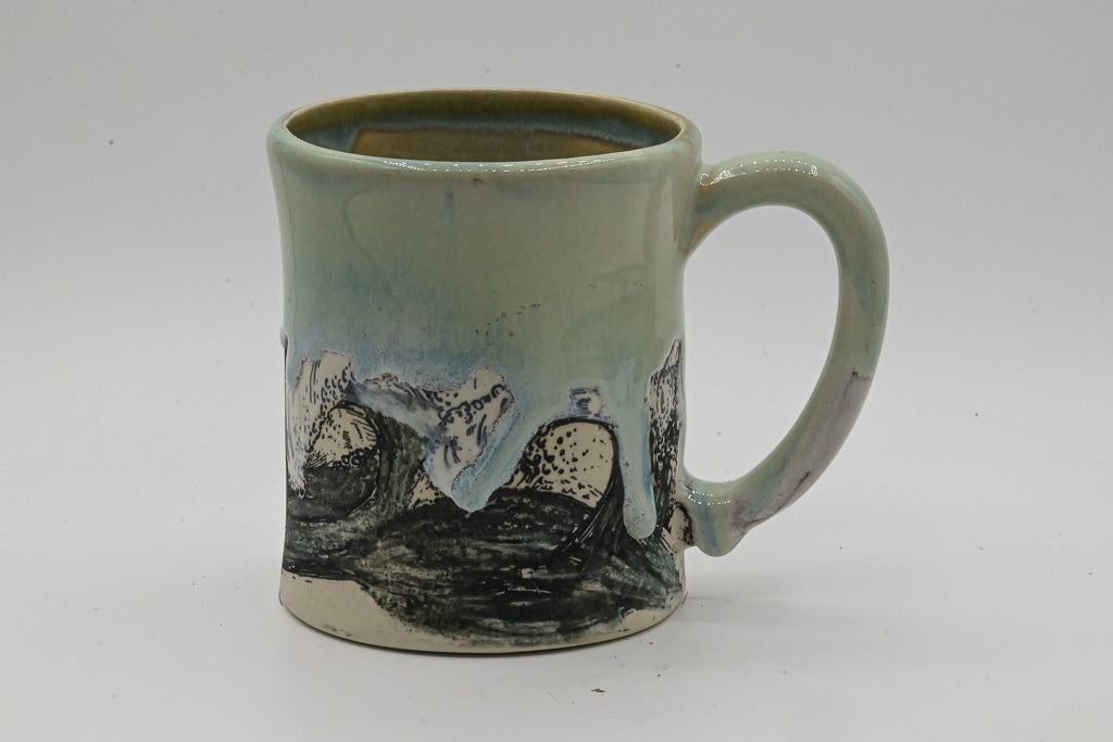 MANUFACTURER PRICING - Stoneware Mugs Crate of 10 - Alex Ceramics Wholesale