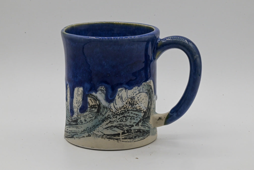 SAMPLE SALE - Handcrafted Stoneware Mugs - Alex Ceramics Roberts Creek
