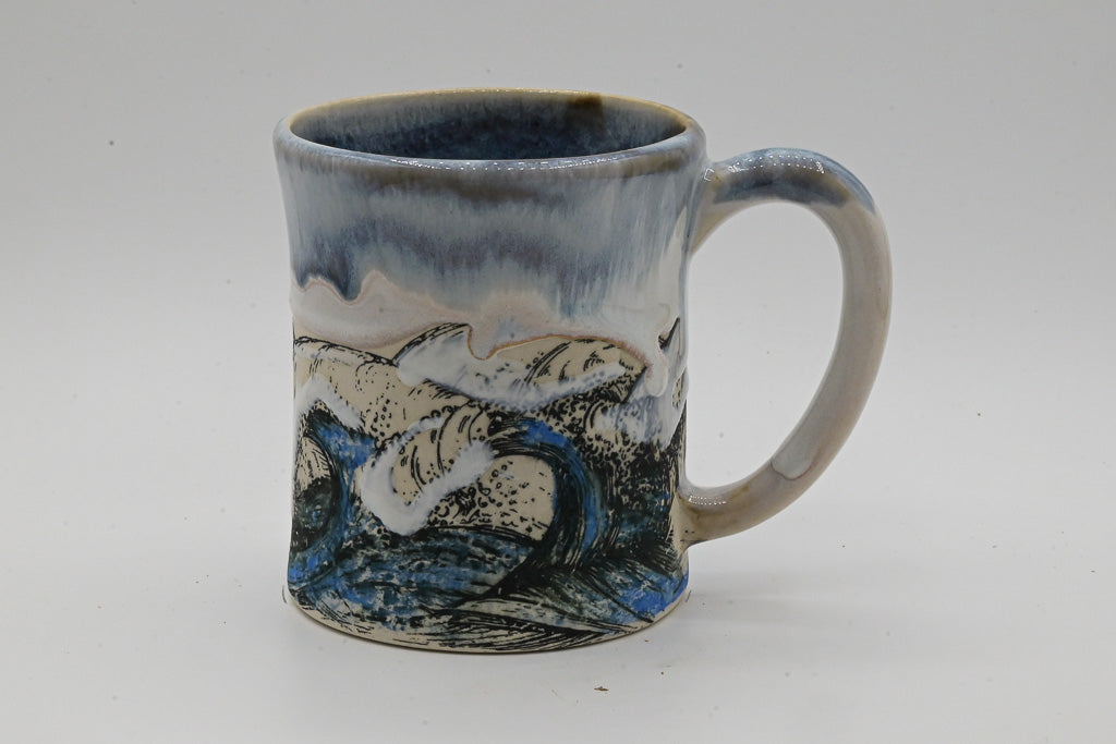 MANUFACTURER PRICING - Stoneware Mugs Crate of 10 - Alex Ceramics Wholesale