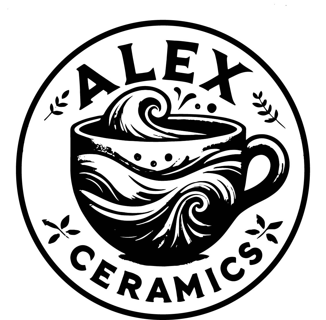 MANUFACTURER PRICING - Stoneware Mugs Crate of 10 - Alex Ceramics Wholesale