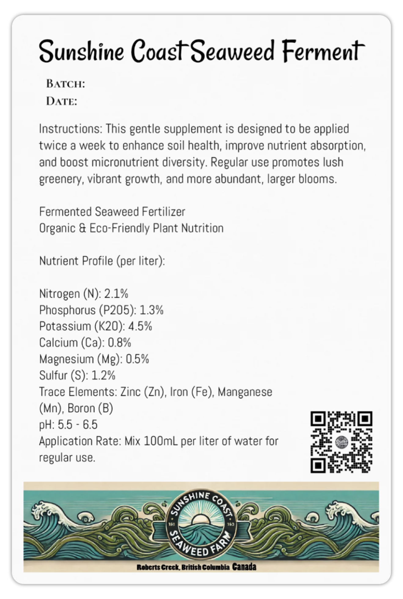MANUFACTURERS PRICING: 12 pk - 500 ml - Seaweed Micro Drench (Retailers Only)