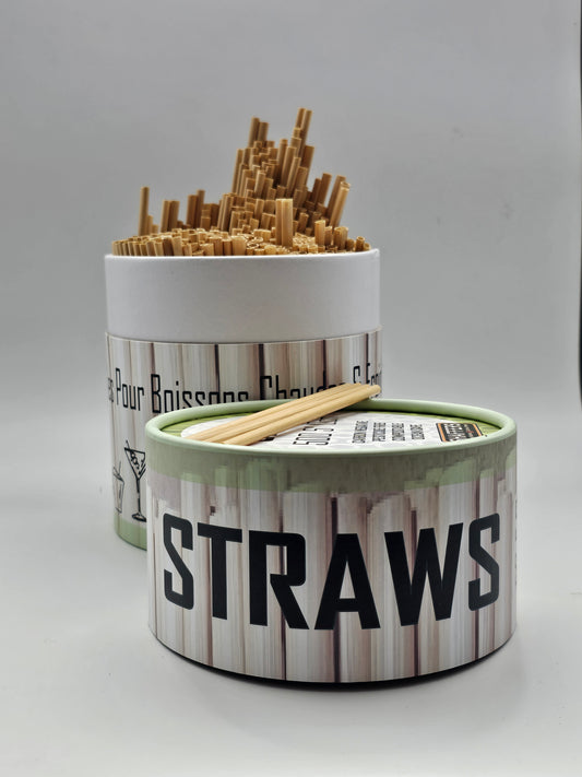 SAMPLE SALE: 1 pk Rye Stem Cocktail Straws - 500 Pack