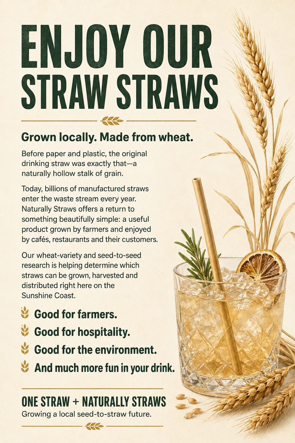 68% Off Retail — 8-inch Master Carton · 32 Cylinders / 16,000 Straws · 3.6¢ per Straw