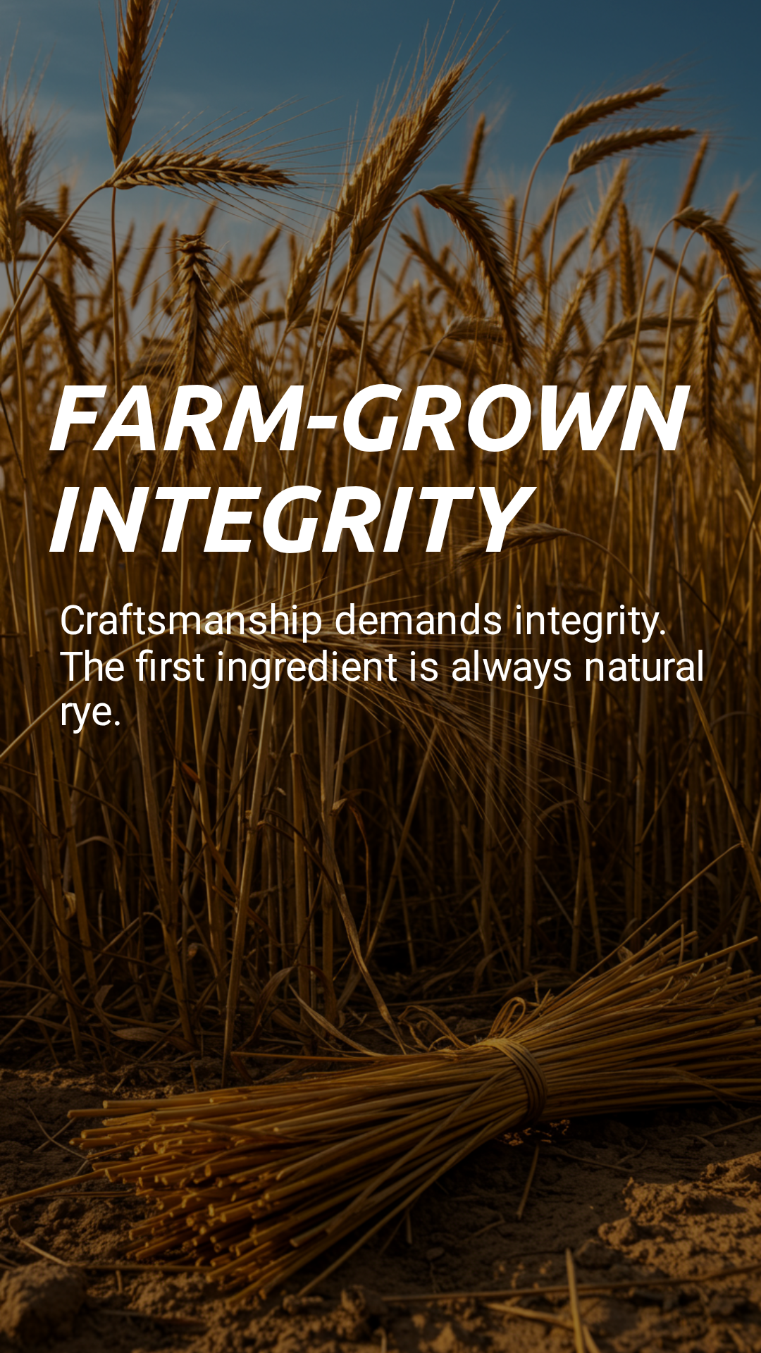 Farm-Grown Integrity — BC co-op farmers grow the straw. The straw starts here.