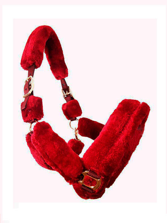 SAMPLE SALE: Buy 1 pc - Furry Horse Halters & Lead Set - Wholesale