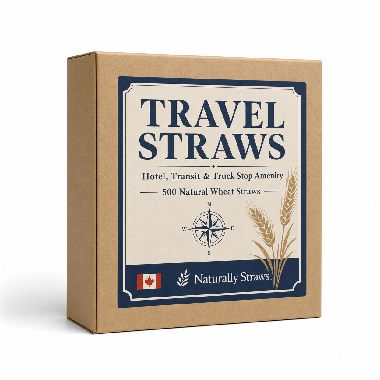 Travel Straws — Hotel, Truck Stop & Transit Amenity Pack (500 ct)