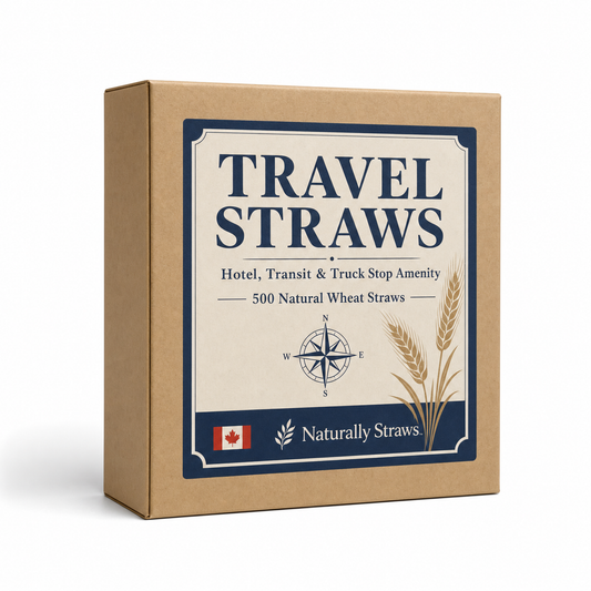 Travel Straws — Hotel, Truck Stop & Transit Amenity Pack (500 ct)