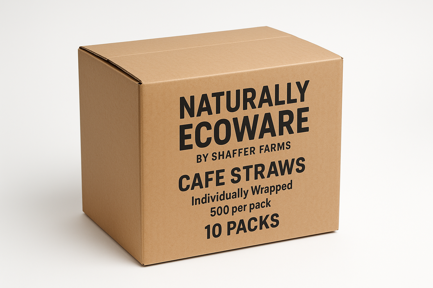 Cafe straws shipping carton bulk wholesale