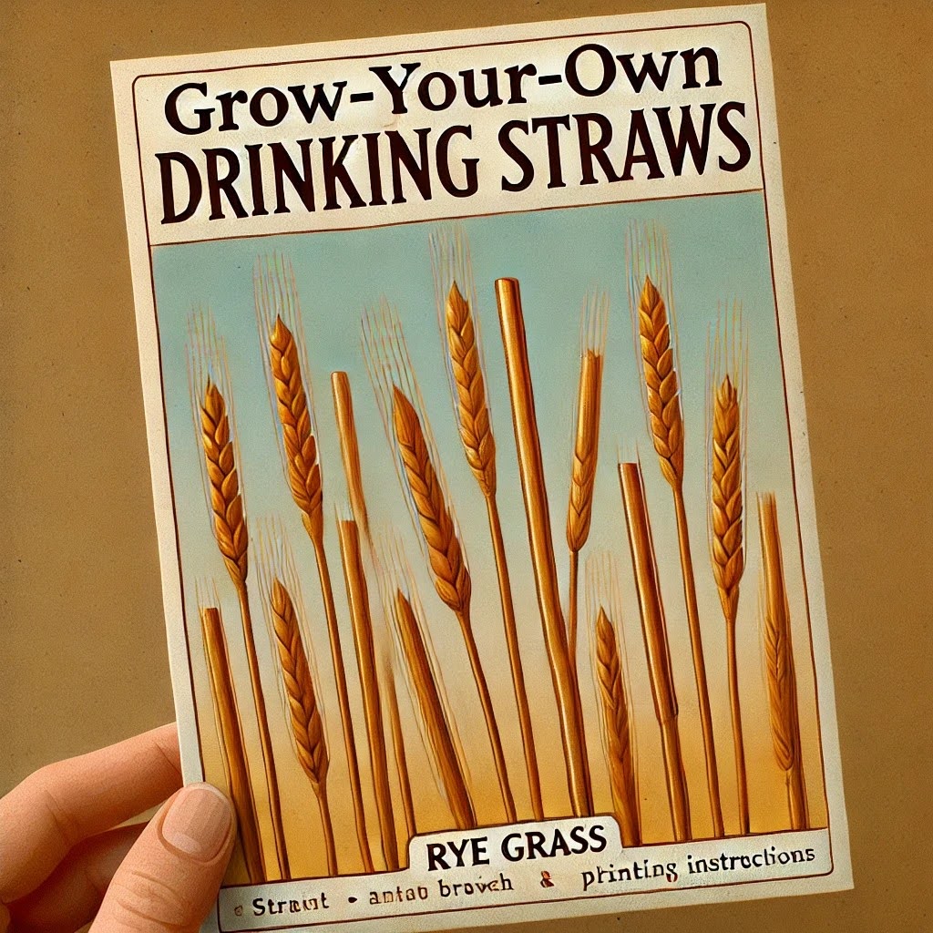 SAMPLE SALE: Grow Your Own Drinking Straw Kit - 2 Pack Sample Sale