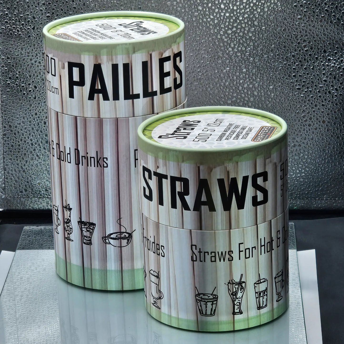 Naturally Straws 5-inch farm-grown wheat drinking straw — product detail