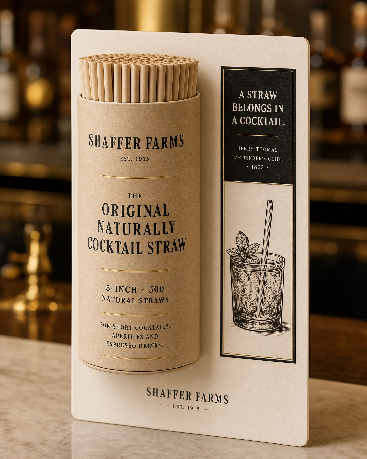 68% Off Retail — 8-inch Master Carton · 32 Cylinders / 16,000 Straws · 3.6¢ per Straw