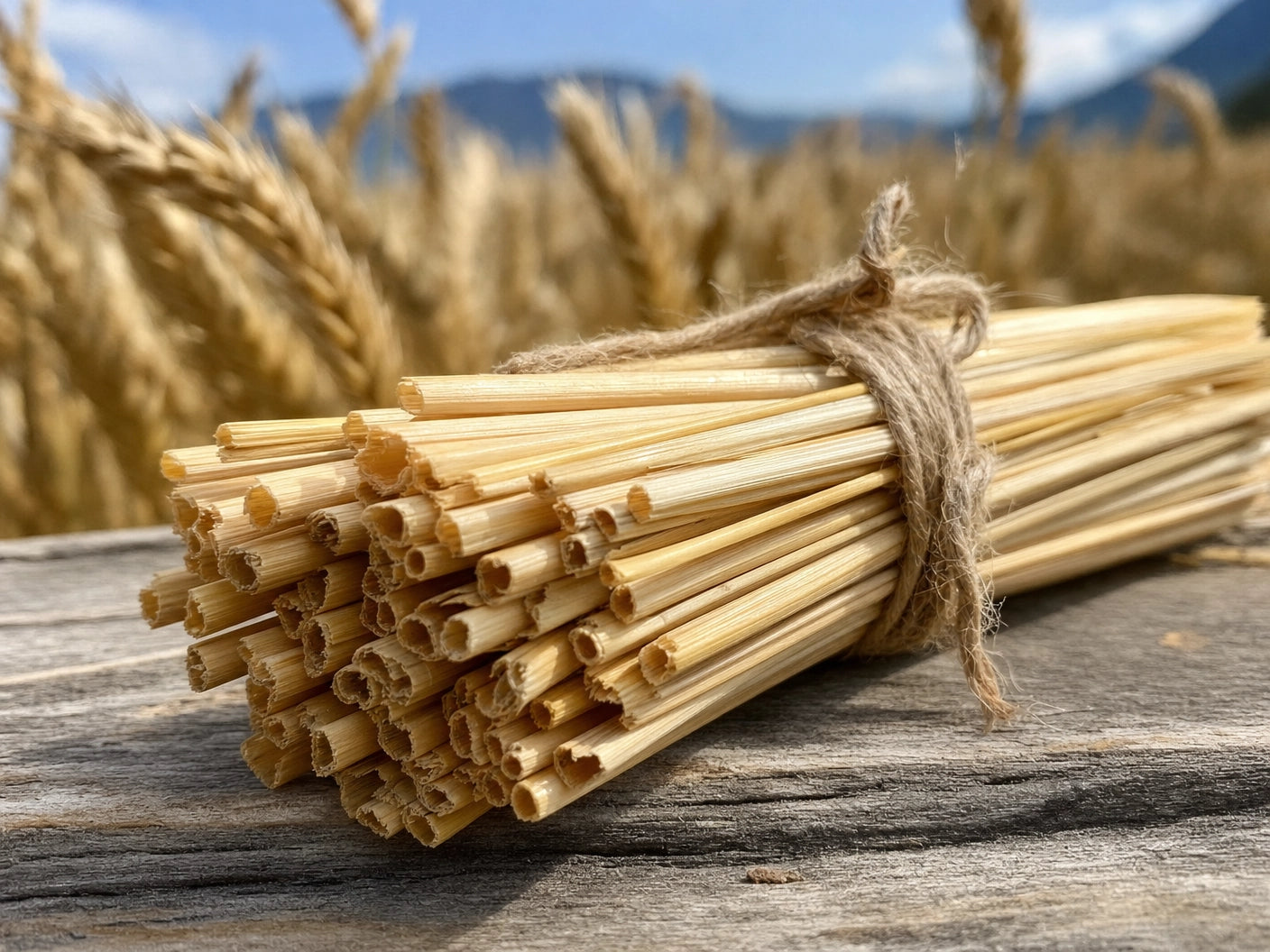 Naturally Straws — Field Bundle Closeup